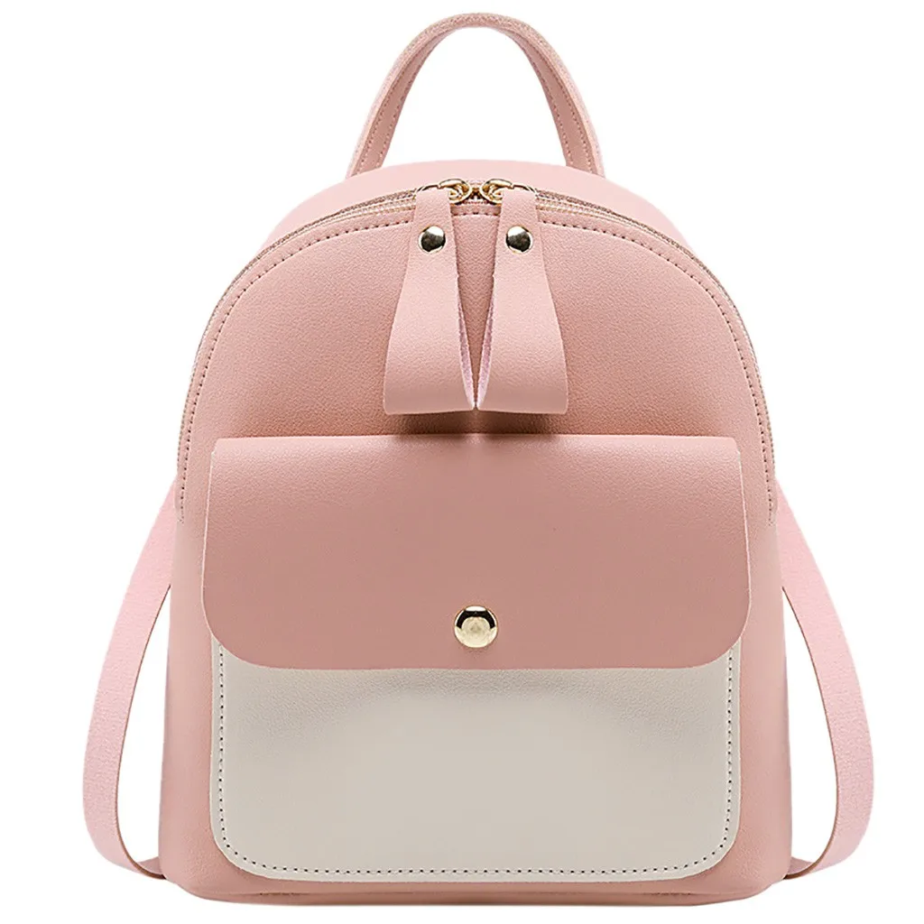 

Women Girs Letther Backpacks 2019 New Fashion Lady Travel Shoulders Small Backpack Letter Purse Mobile Phone Bags