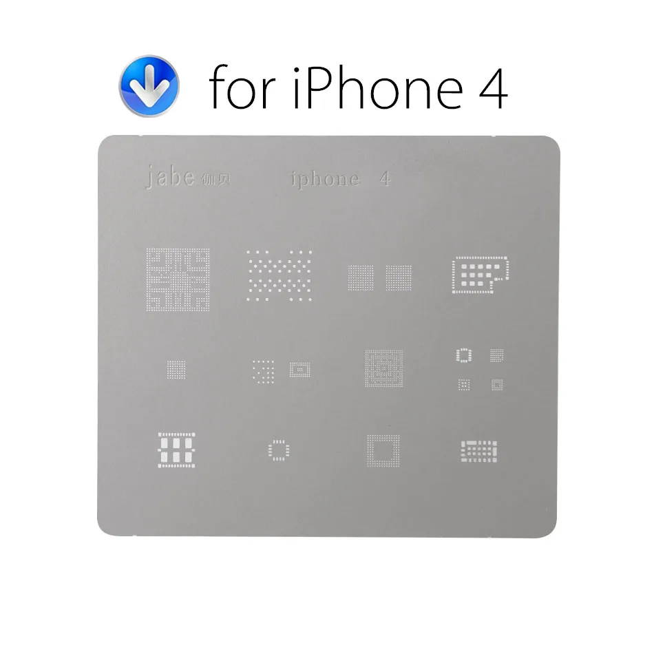 12 шт. материнская плата IC чип шариковая пайка чистая стальная пластина для iPhone 7 Plus 7 6s 6 5S 5c 5 4 S 4 SE основная плата Процессор набор инструментов для ремонта