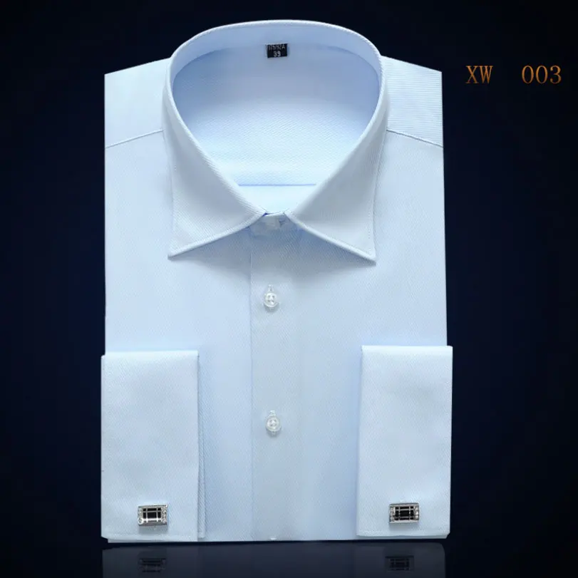 Mwxsd Высокое качество Французский мужской смокинг рубашка Мужская s шелк хлопок формальная Свадебная рубашка с длинным рукавом однотонная мужская приталенная рубашка