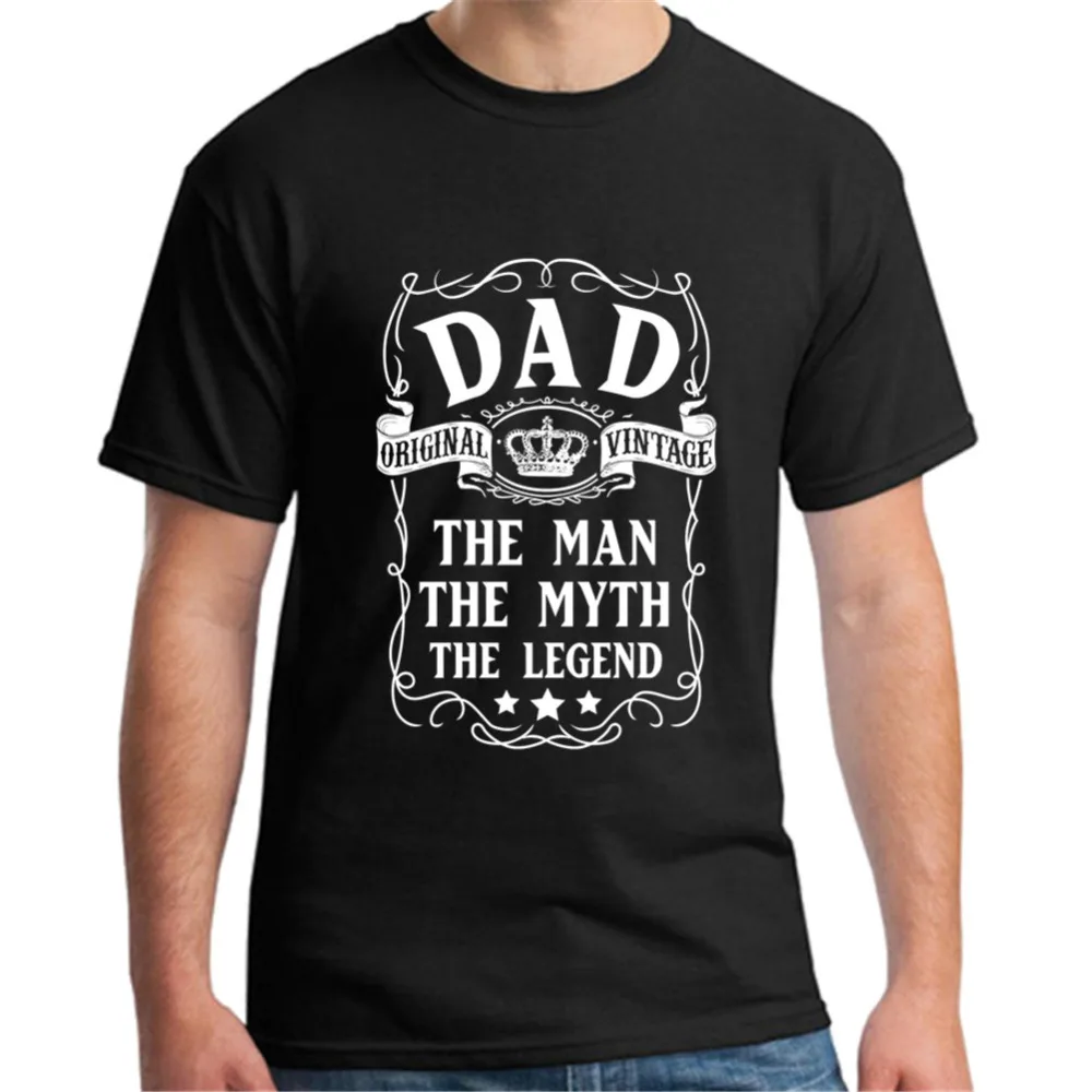 

Amazing Dad The Man The Myth Legend Dad letter printed t shirts men father day gift tshirt Papa family birthday present t-shirts