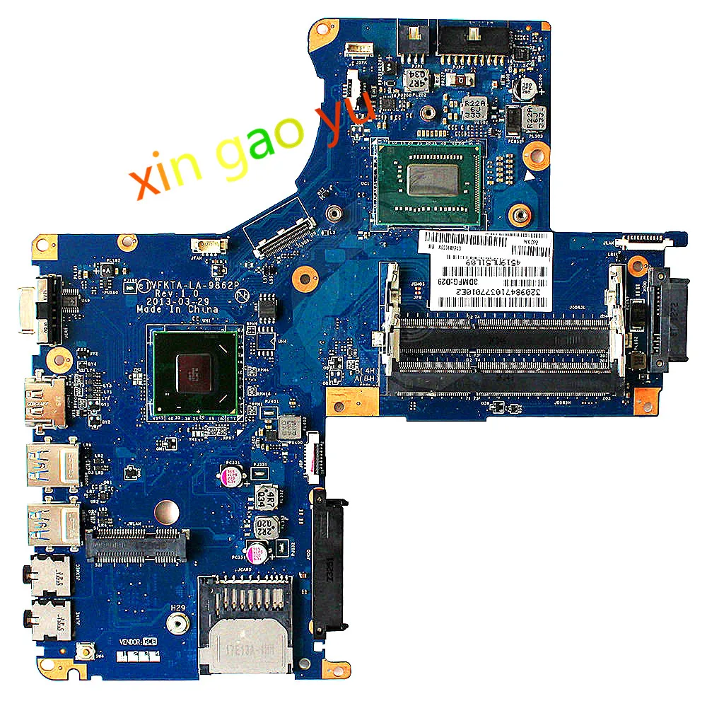 Материнская плата для ноутбука Toshiba Satellite S40 L40 I5 3337U HM76 VFKTA рев: 1 0 K000141240 системная