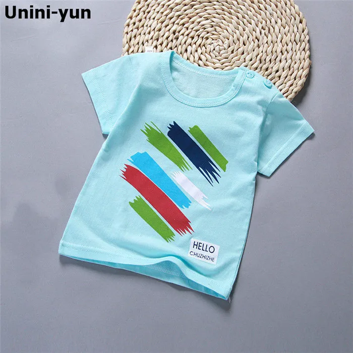 

[New]6M-7T Baby Boy Solid T shrit Kids 100% Cotton T-shirts Short sleeve Children Boys Tops Sports Tee Shirts Summer Girls