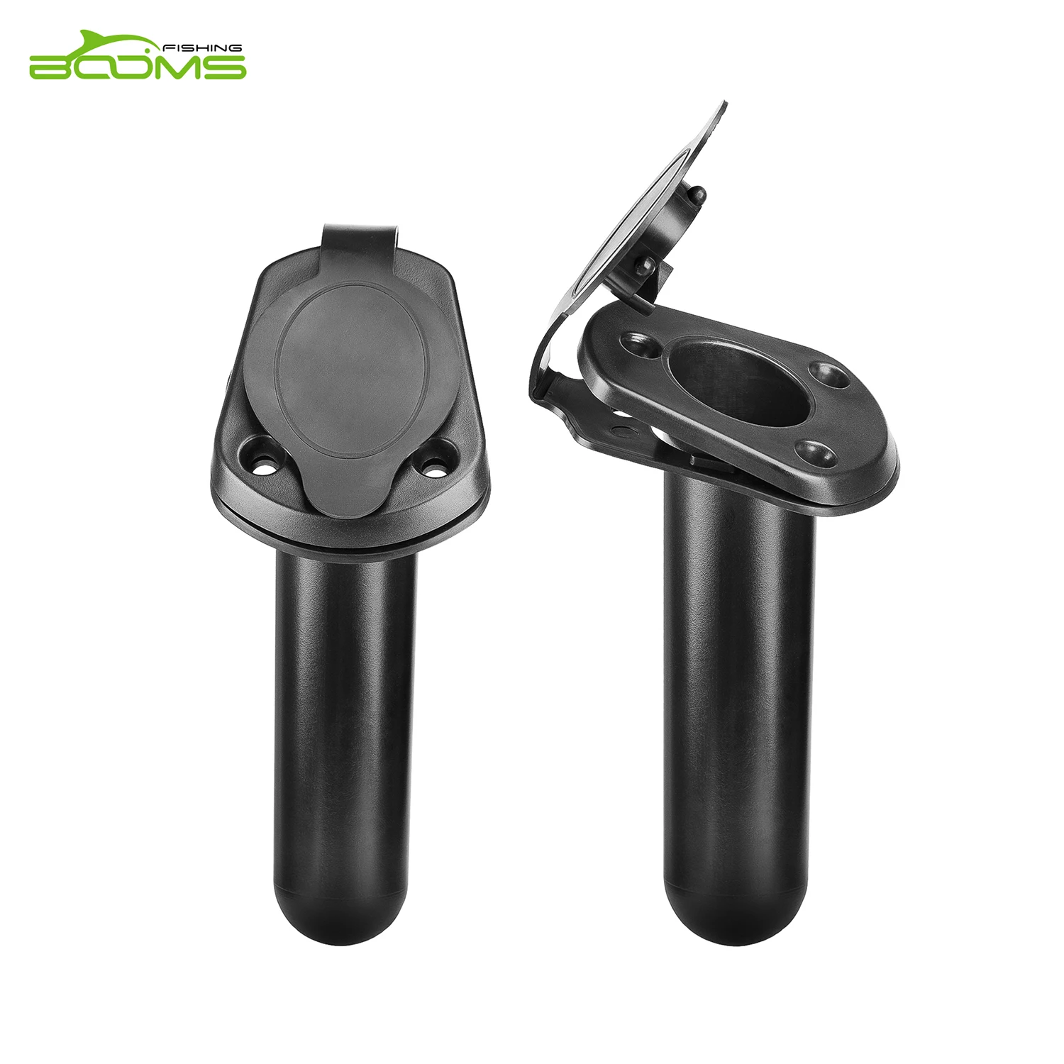 Booms Fishing RH3 Flush Mount Rod Holder 30 for Fishing Kayak Boat with Cap Gasket Screws Rivets Booms Fishing RH3 Flush Mount Rod Holder 30 for Fishing Kayak Boat with Cap Gasket Screws Rivets