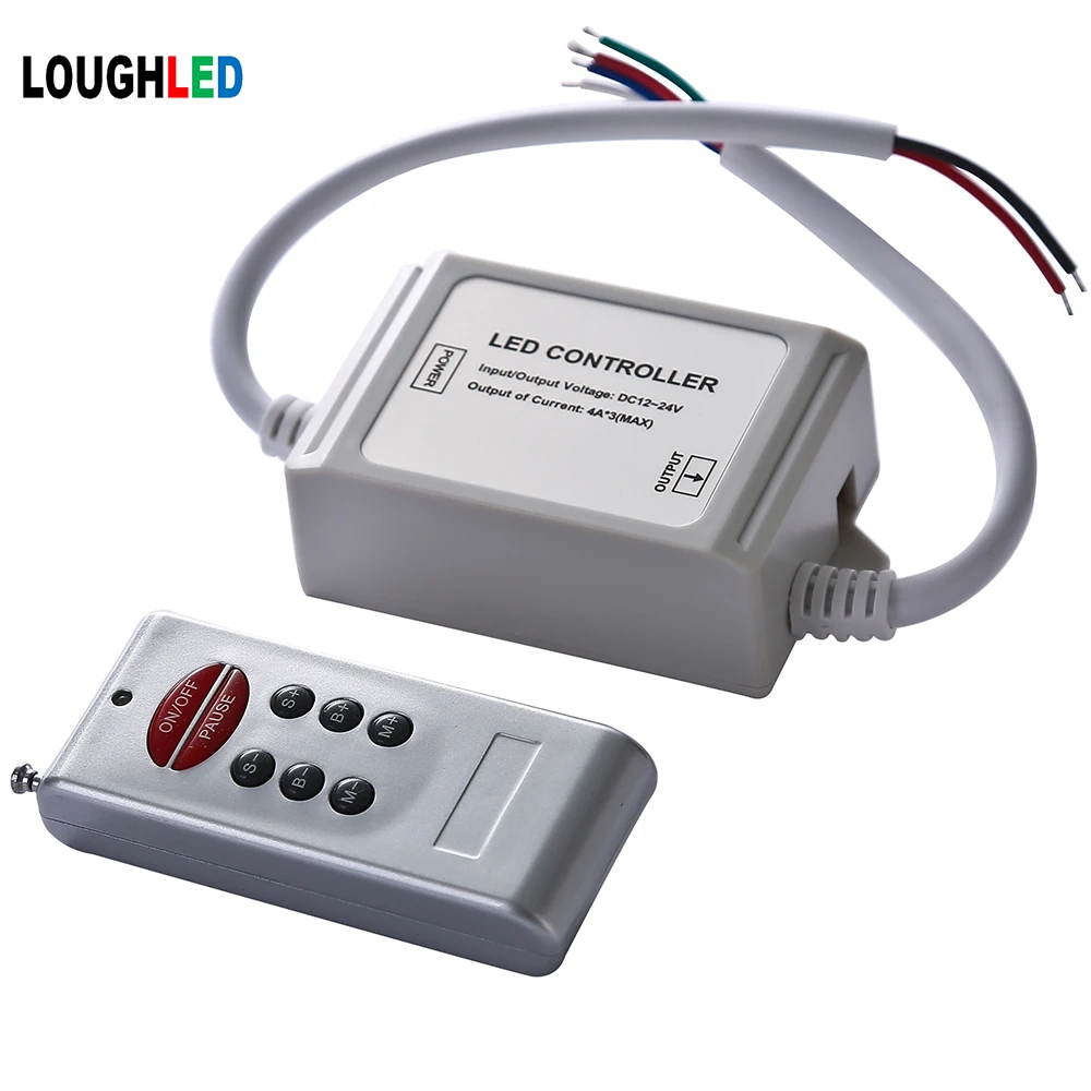 

Waterproof IP68 RGB LED Controller DC12V~24V,12A,144W RGB Controller for LED Spotlight,LED Flood Light