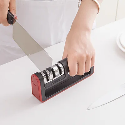 Профессиональный нож Алмазная точилка Быстрый Профессиональный 3 этапа точилка нож заточка инструмента камень