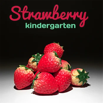 

60piece 3cm artificial strawberry Action figure toys Adorable Collectible Model DIY materials toys