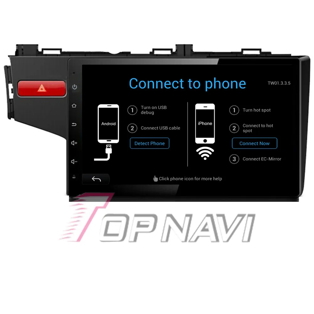 Cheap Topnavi 10.2" Quad Core Android 6.0 Car GPS Navigation for Fit for Honda Autoradio Multimedia Audio Stereo,NO DVD In Dash 15