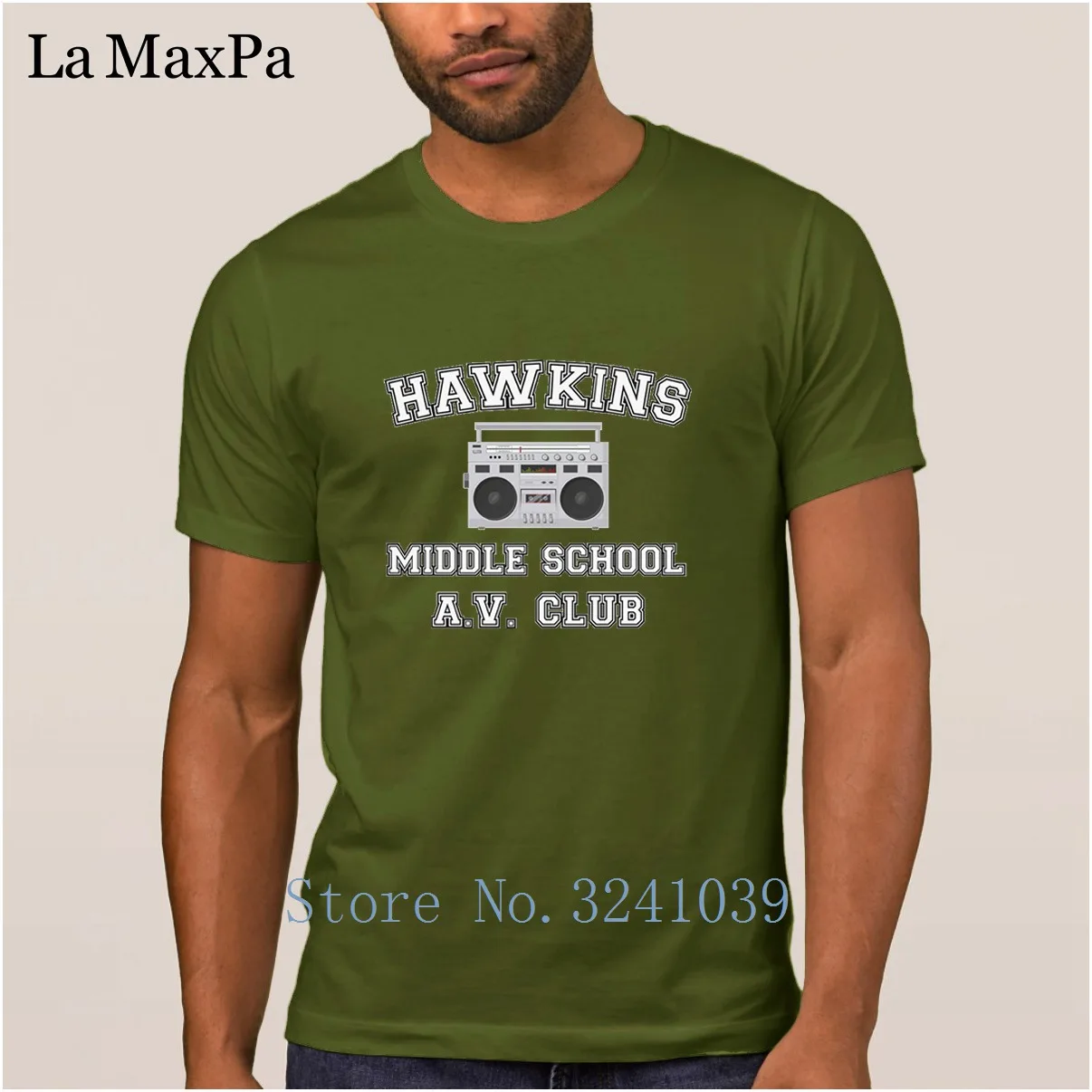 Красивая мужская хлопковая летняя футболка Hawkins Middle School A. V. Club Stranger Things крутая