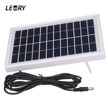 LEORY 3W 12V Polycrystalline Solar Panel DIY Solar Module System For Battery Charger DC12V Outputs