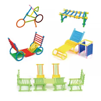 

Mylitdear Interconnecting Plastic Blocks Kindergarten Teaching Educational Building Toys 400Pcs/Lot Games Grownups Wholesale