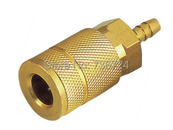 

50pcs 1/4" Npt thread USA automotive truflate type brass hose barb fitting quick coupler