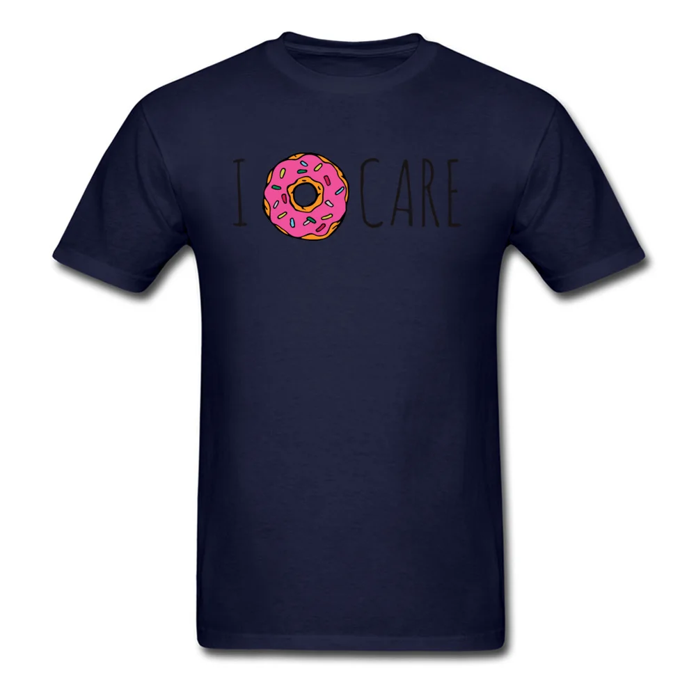 Personalized I Doughnut Care Men T-Shirt 2018 Hot Sale VALENTINE DAY Short Sleeve Round Neck 100% Cotton Tees Tops & Tees I Doughnut Care navy