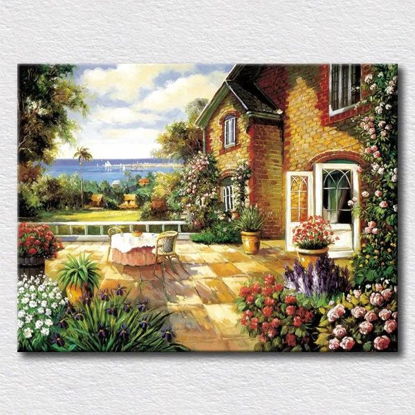 Modern Canvas Oil Painting Landscapes,Home Decoration Wall Art Picture