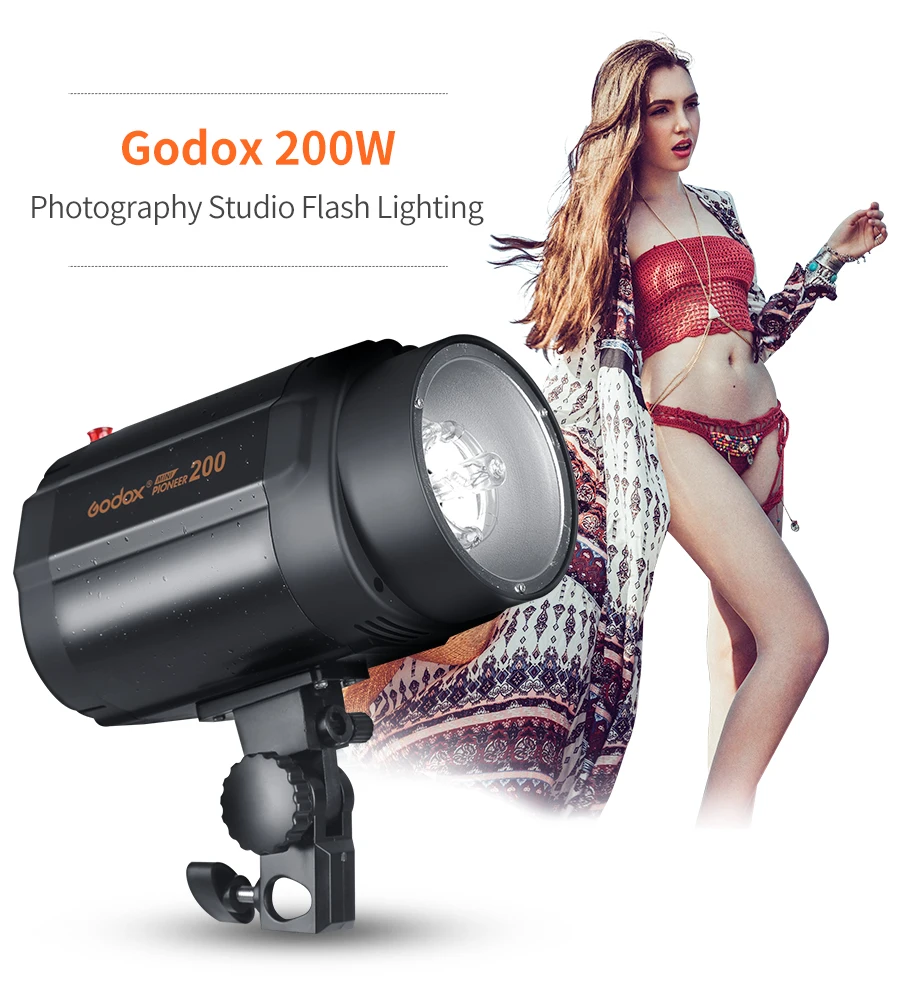 Godox 600Ws строб студия Flash светильник комплект 3 шт. 200Ws фотографический светильник ing-Strobes, светильник, триггеры, софтбокс