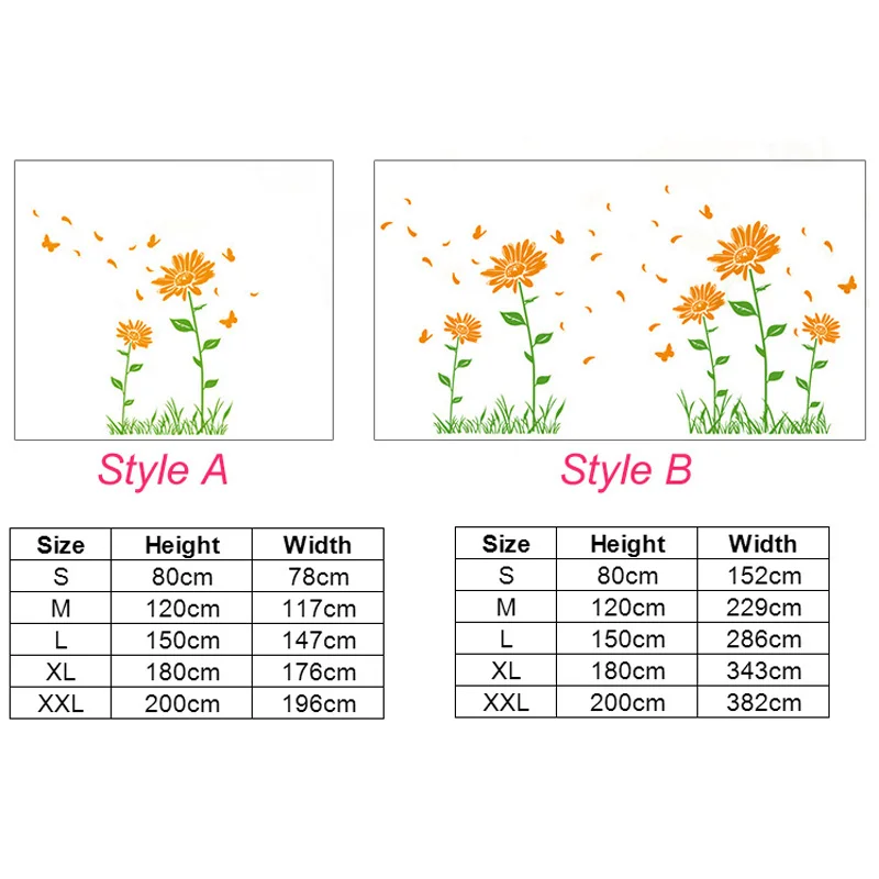 Красивые Подсолнухи дизайн акриловая Наклейка на стену 3D Наклейка на стену s для гостиной кухни детского сада украшения стены