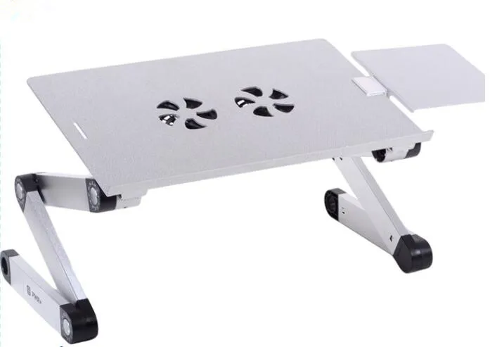 Portable Laptop Stand Desk Home&Office Foldable Laptop Stand Adjustable Laptop Table Ergonomic Bed Tray with Cooling Fan and Pad Portable Laptop Stand Desk Home&Office Foldable Laptop Stand Adjustable Laptop Table Ergonomic Bed Tray with Cooling Fan and Pad