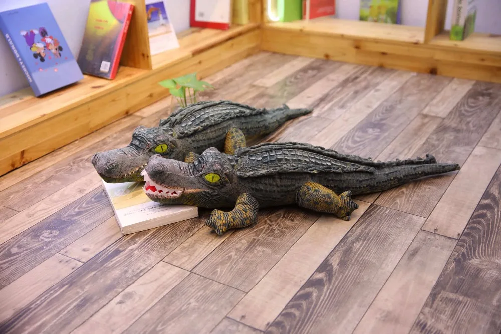 Из плюша, как живая игрушечный крокодил мягкая модель животных Мягкая кукла большая игрушка для детей подарок на день рождения для мальчиков