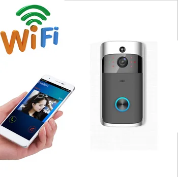 

Smart WiFi Security DoorBell with Visual Recording Low Power Consumption Remote Home Monitoring Night Vision Video Door Phone