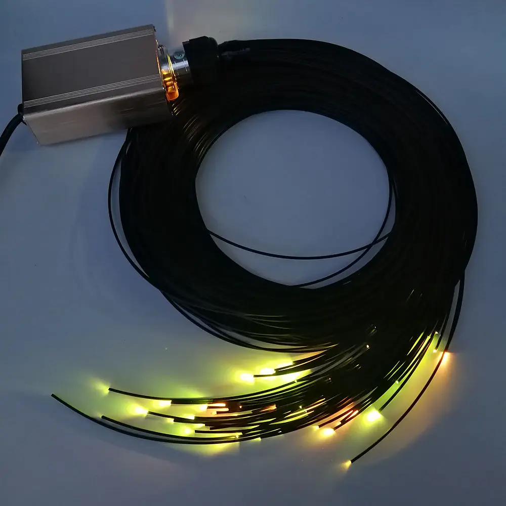 led fiber optic light strands