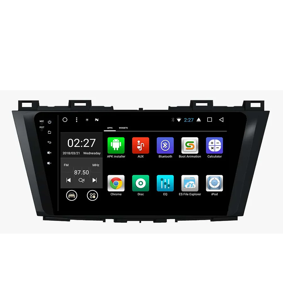 Top Asvegen 9 inch Android 7.1 Quad Core Car Radio Vedio GPS Navigation  Headunit WIFI 4G Media DVD Player For For Mazda 5 2014 2