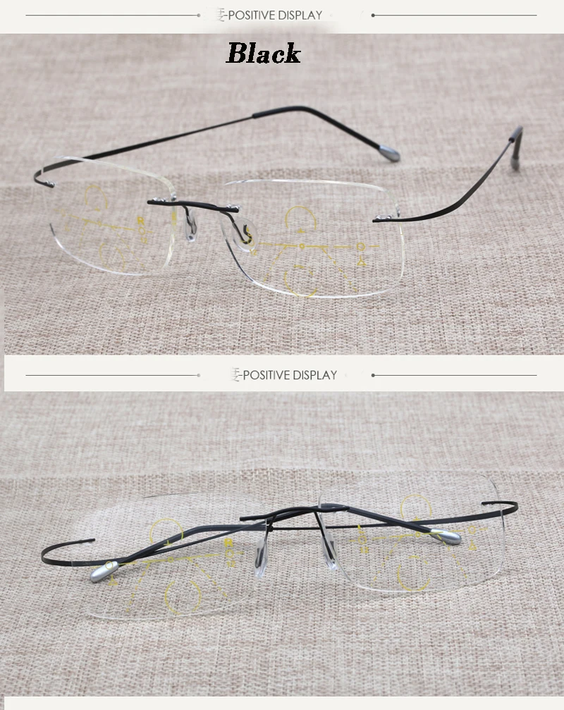 WEARKAPER умные прогрессивные очки для чтения ближнего и дальнего многофункциональные без оправы многофокальные очки бифокальные очки