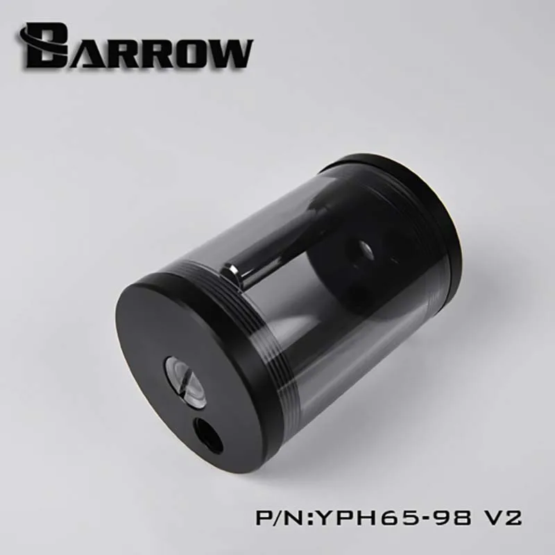 Barrow Reservoir DIA 65mm TL 98mm 135mm 220mm for water cooler Black body Black Cap water