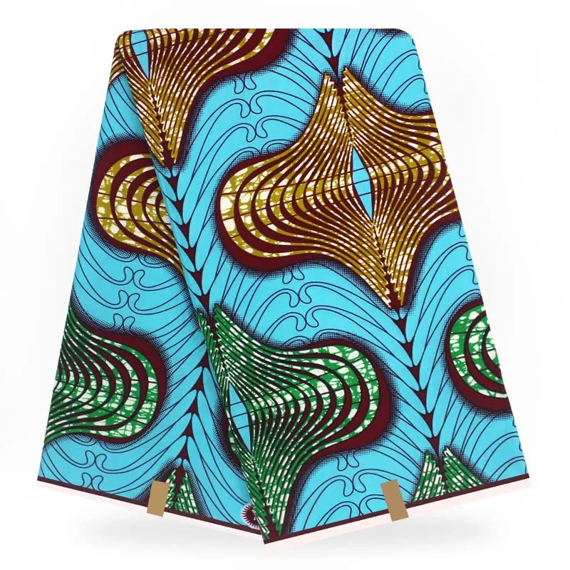 

100% cotton hollandais 2018 African hollandais real dutch wax veritable wax hollandais for dress T110513