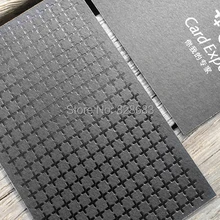 Высокое качество черная бумага визитная карточка печати