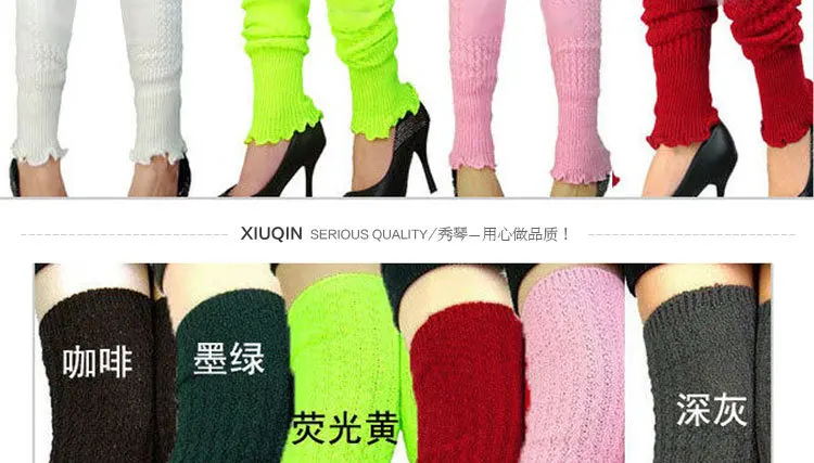 Гетры женские в Корейском стиле универсальные зимние теплые модные женские длинные выше колена простые женские наколенники для отдыха цветные