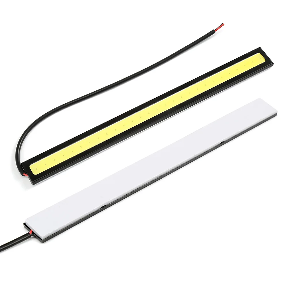 1 pezzo Car Styling Ultra Luminoso LED Daytime Corsa e Jogging luci 17 cm Impermeabile Auto Auto DRL COB Atmosfera Lampada Decorativa