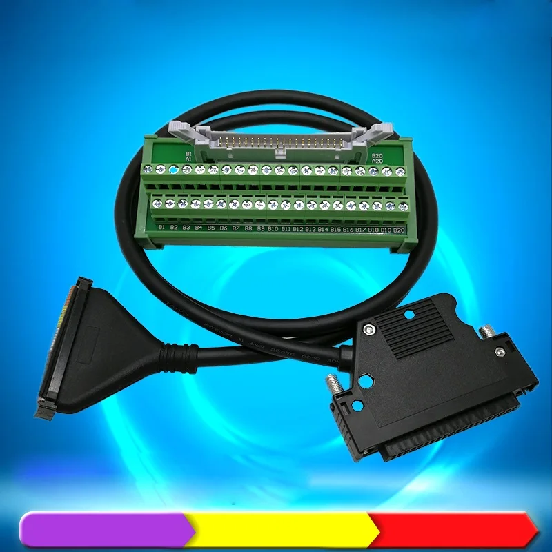 IDC40 terminal stage wiring PLC mitsubishi Q series omron and other I/O modules semipotent rings and modules