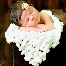 Новое поступление шерстяной детский реквизит для фотосессии новорожденный фотообертывания ручной работы цветок, повязка на голову детский реквизит для фотосессии аксессуары
