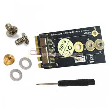 

BCM94360CS2 BCM943224PCIEBT2 Wireless Card to NGFF M.2 Key A/E Adapter for Mac OS 1 order