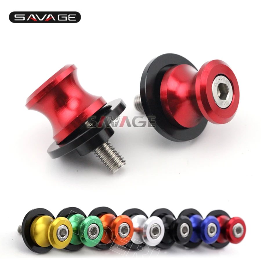 

For SUZUKI GSR600 GSR750 GSX-S750 GSX-S1000 GSX-S1000F Motorcycle CNC Aluminum Swingarm Spools Slider Stand Screws M8