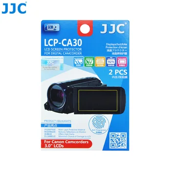 

JJC Camcorder Video Screen Protector PET 2.7" 3.0" 3.5" LCD Guard Film for Canon