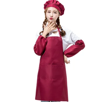 

Work waiter Korean fashion kitchen waterproof adult apron print logo 10 pcs