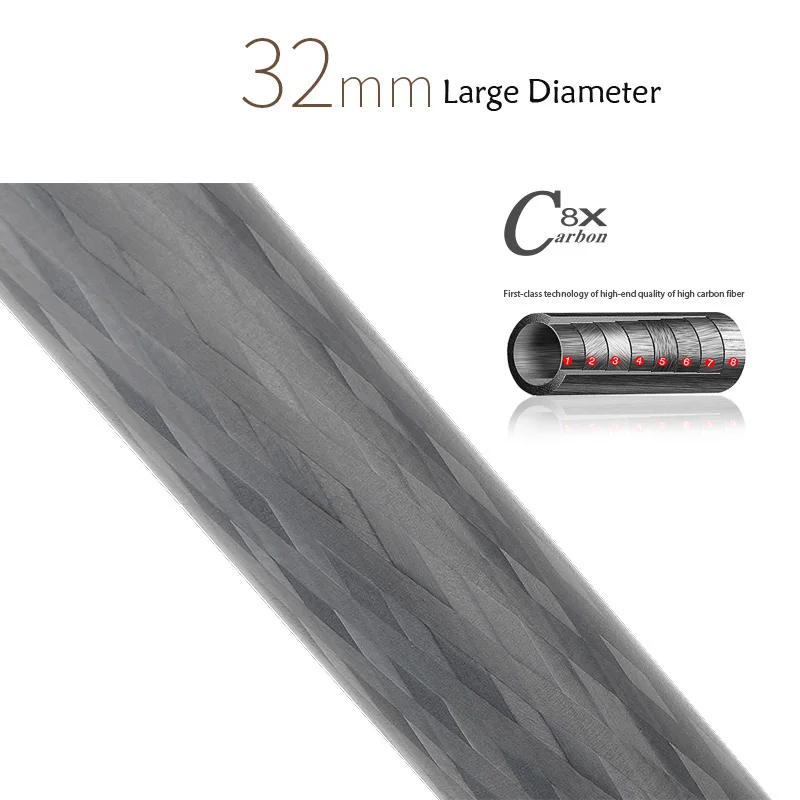  Xiletu ML-325C Carbon Fiber Tripod Monopod Stable Pole For Canon Nikon Digital Camera With stainles