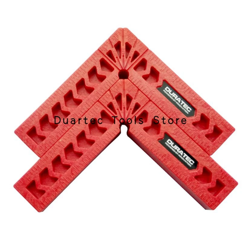 

4 inch 2/4/8 Pcs Duratec positioning Squares 90 Degrees Right Angle clamps Corner Clamp Ruler Clamping square woodworking Fixer