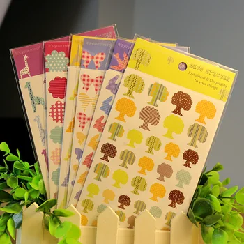 

36 Sheets Color Story DIY Decorative Stickers Laptop Cell Phone Diary Scrapbooking Album Kawaii Sticker