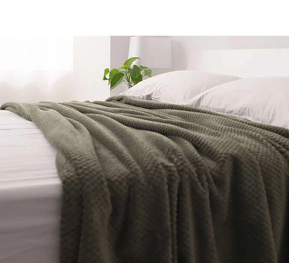 LOVINSUNSHINE фланелевое одеяло в клетку ананаса, однотонное полотенце высокого качества, переносное покрывало для путешествий AB#206