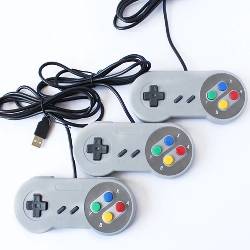 USB2.0 контроллер для Super nintendo Snes классический проводной ПК супер контроллер Snes USB