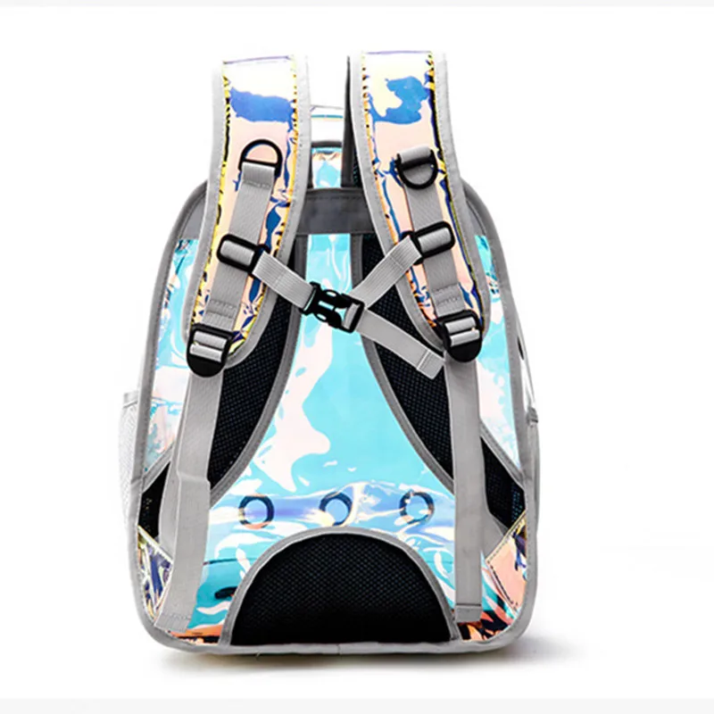 Pet Products Pet Clear Carrier Backpack Adjustable Transparent Pet Cat Dog Backpack Carrier Travel Bag for Small Animals AprT4 (9)