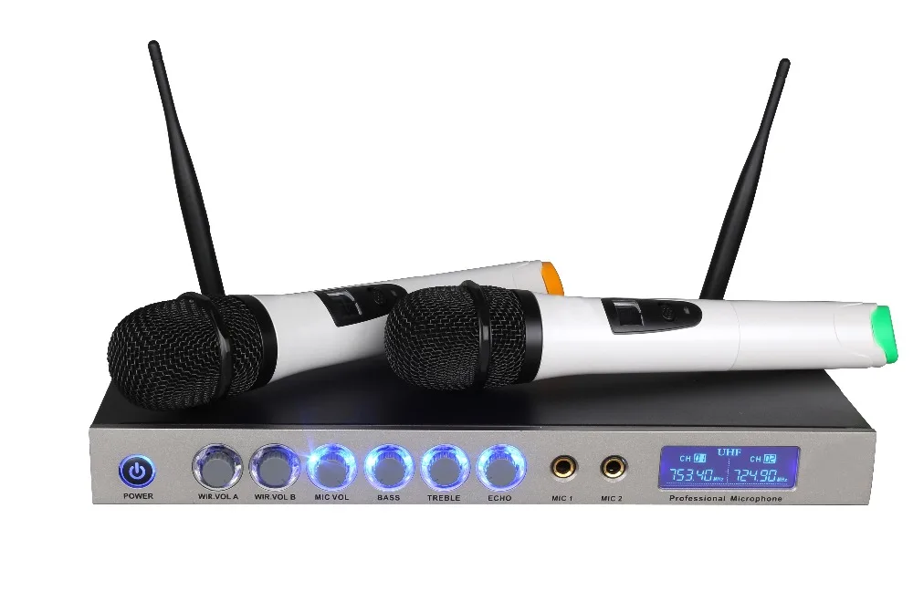 

ERZHEN U333T UHF 8 Handheld Wireless Microphone Dynamic Capsule Family Party Balanced+Unbalanced Output Wireless Microphone+KTV