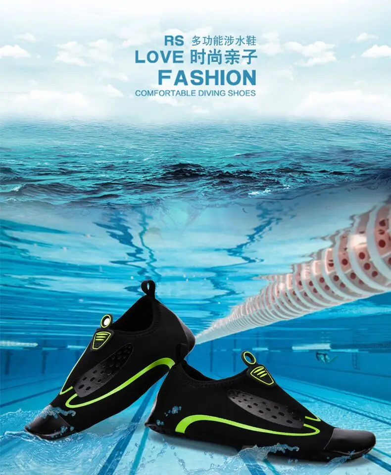Летние Для мужчин и женская пляжная обувь водонепроницаемая обувь для плавания унисекс мягкие Приморский болотных Обувь Zapatos дайвинг подводное плавание Носки для девочек