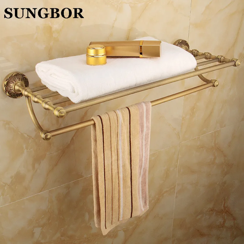 Brass Baths Antique Bathtubs Towel Rails Bathroom Towel Rails Antique Wall-mounted fixed Towel Rails Bath Accessories ZL-8712F