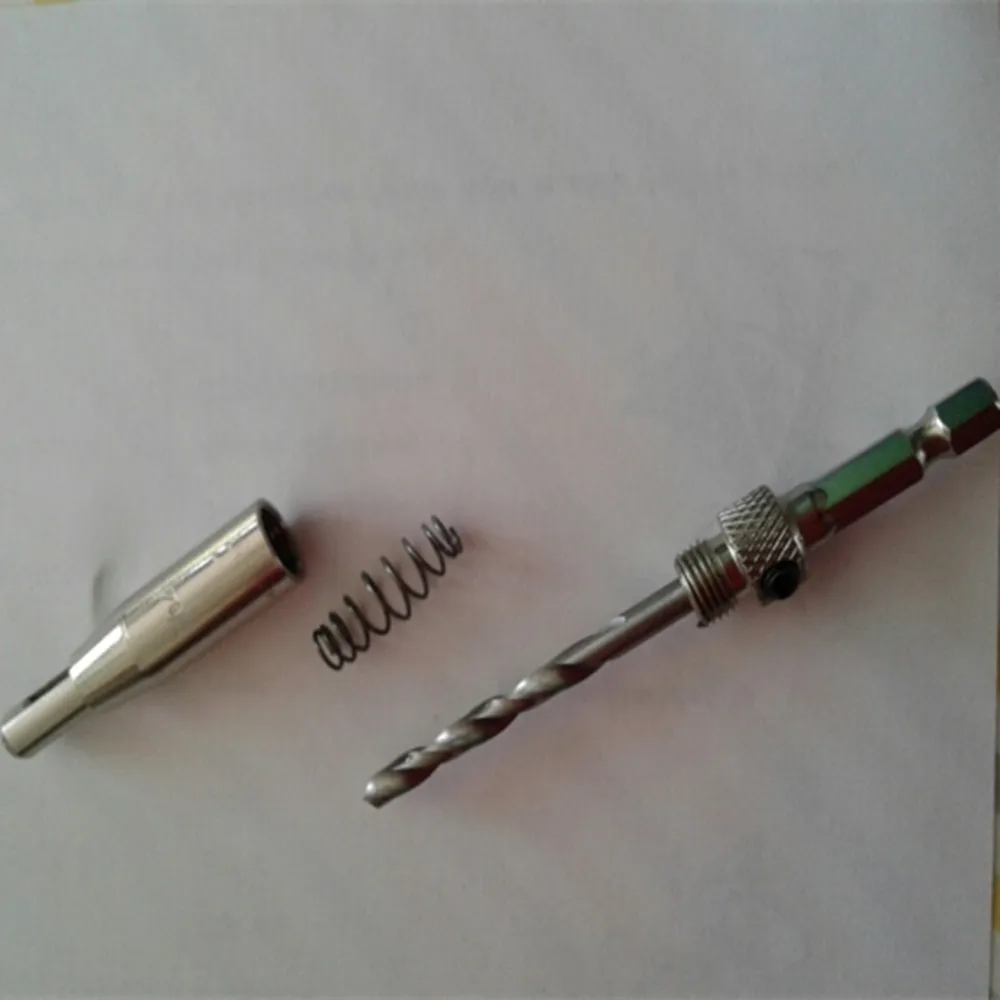 HSS Self Centering Hinge Drill Bits Set Door Cabinet 