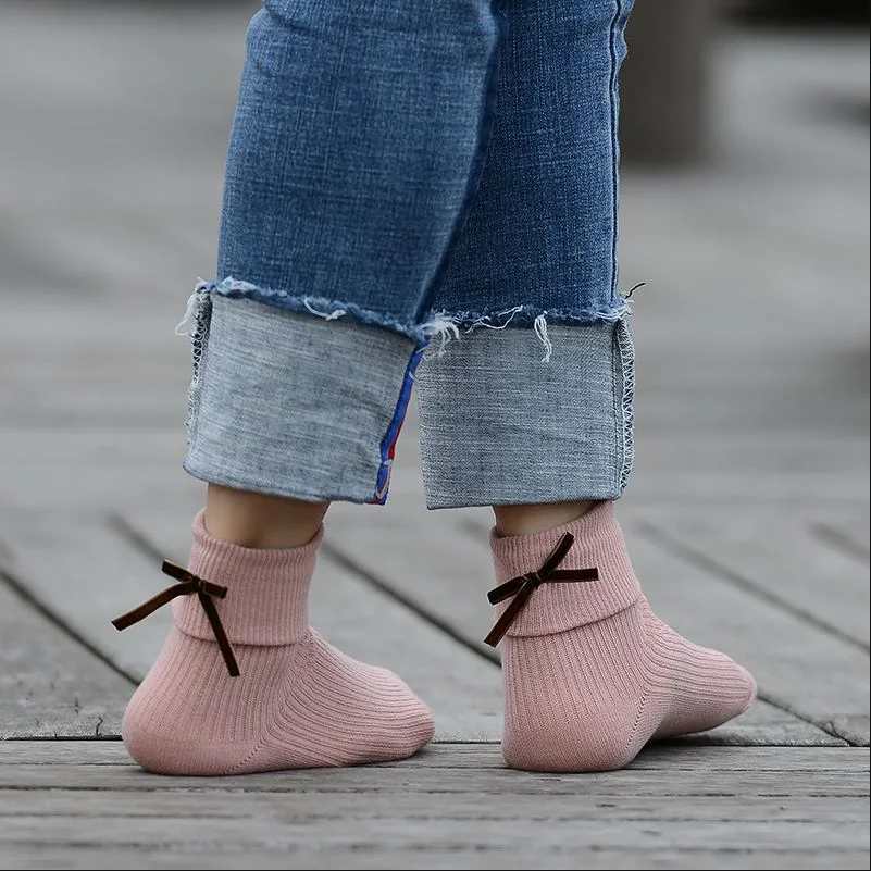 Лук женские хлопковые носки летние короткие носки тапочки Для женщин Повседневное мягкие забавная лодка носки