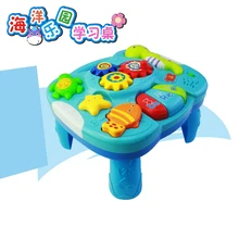 Музыкальный Детский обучающий стол, открывающий активность детский стол развивающие игровые Игрушки