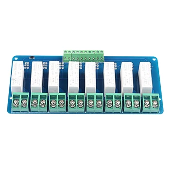 

8-Ch Ssr 5A Dc-Dc 5V-220V Solid State Relay Small High-Power Solid-State Relays Input 3~5Vdc Output 5~220Vdc