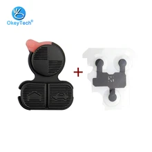 OkeyTech 3 ボタンの交換リモート Fob キーボタンの修理パッド & 伝導フィルム Bmw シリーズ 3 5 7 E38 e39 E36 Z3 Z4 Z8 X3 X5